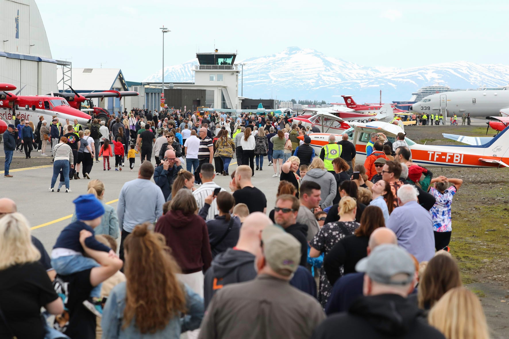 Flugdagur Flugsafns Íslands á Akureyrarflugvelli