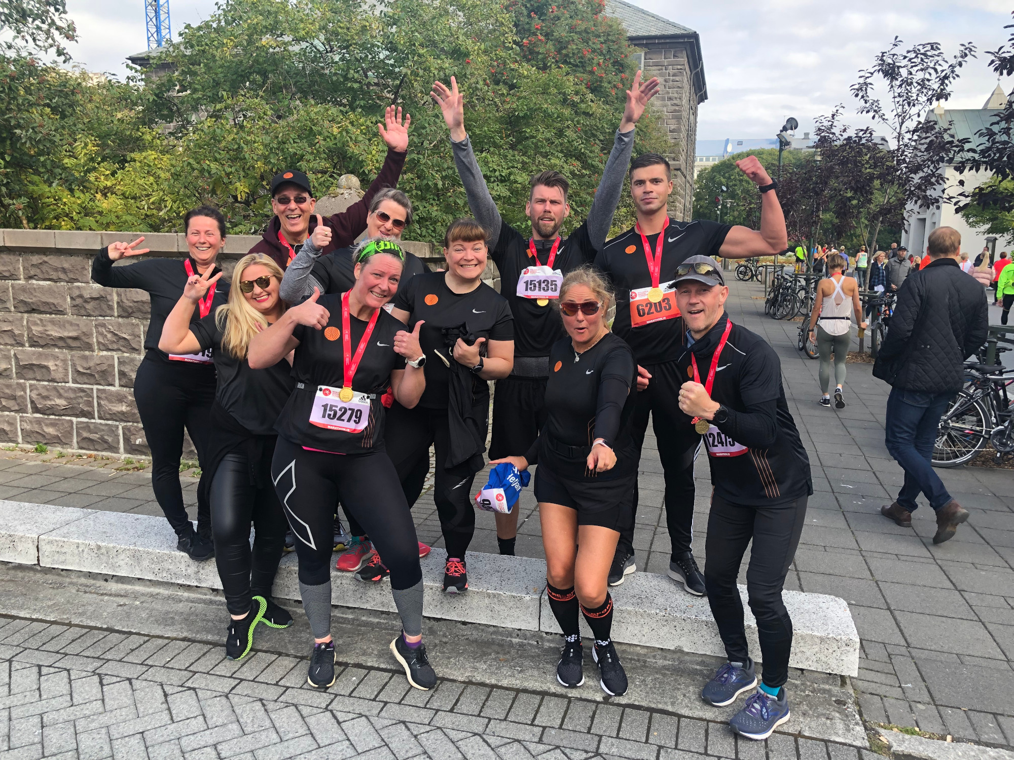 group photo of Isavia's participants