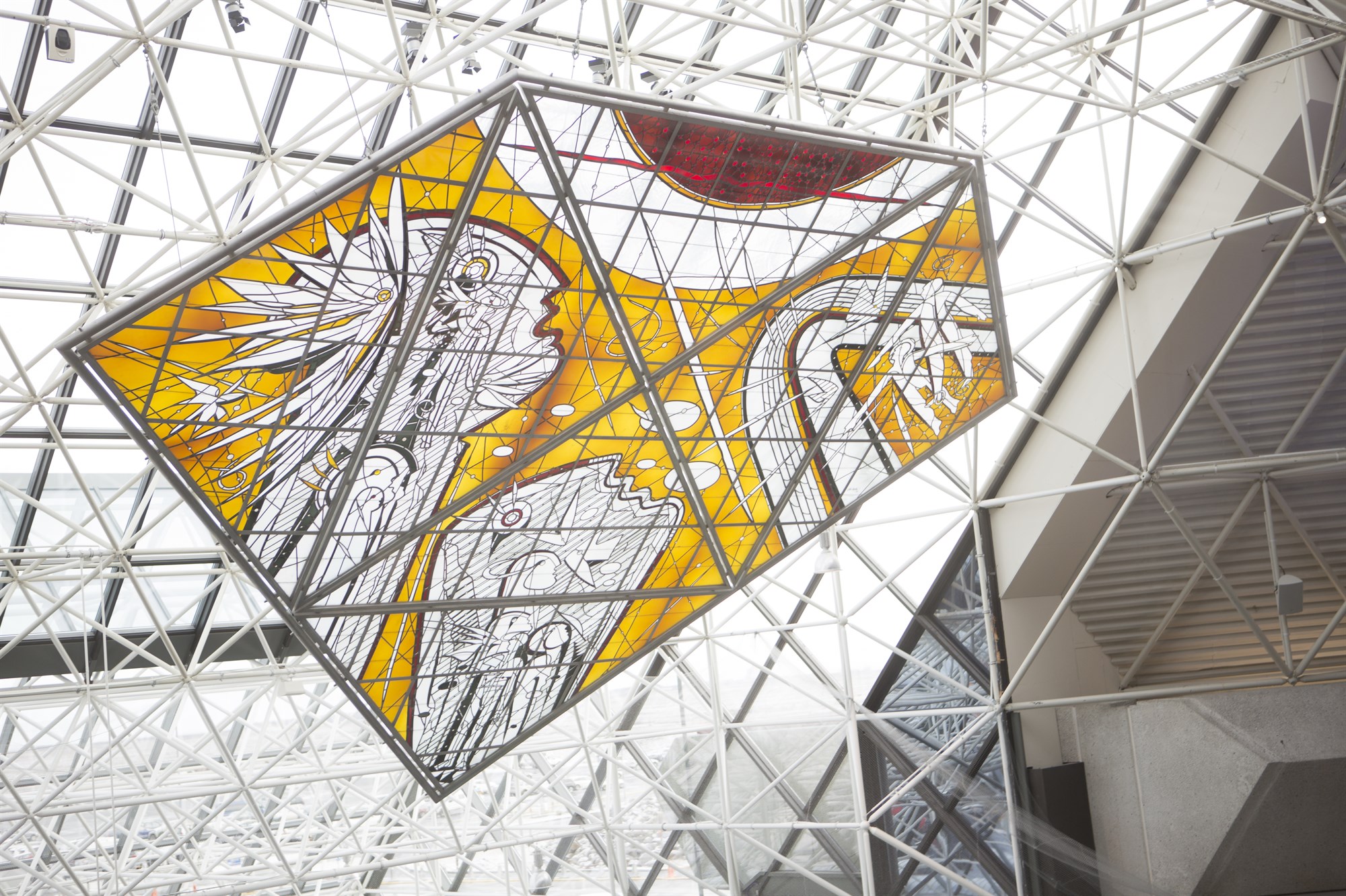 The art Flugþráin Keflavik airport