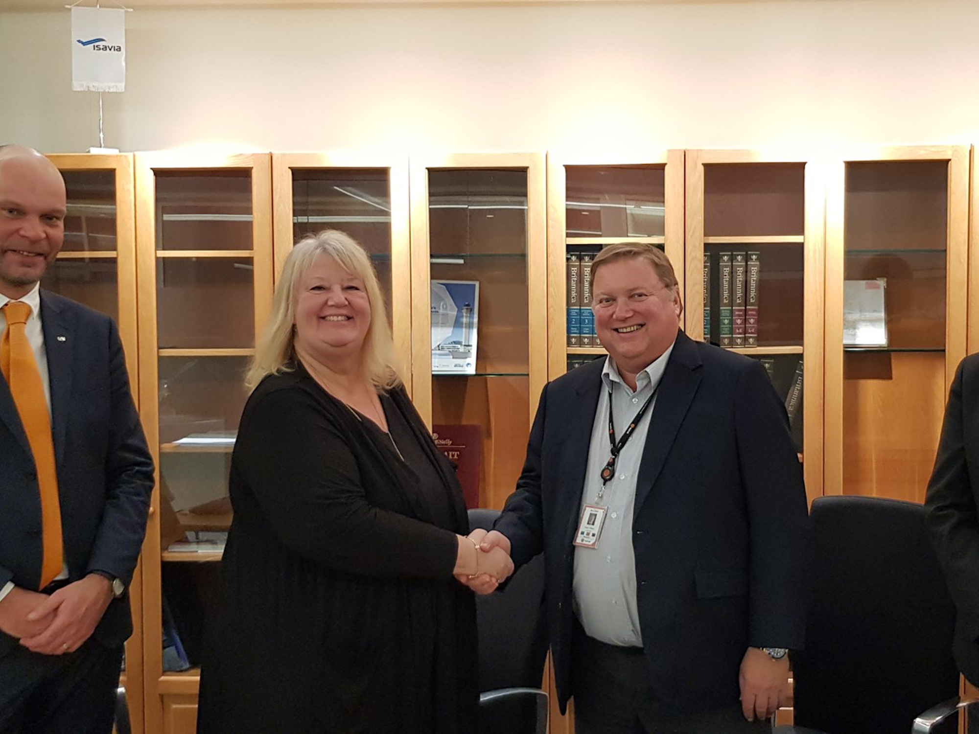 Shaking hands on the agreement